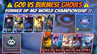 Akhirnya Ketemu Proplayer Luar Negeri !! Meta Ciki GOD Vs Burmese Ghouls !!