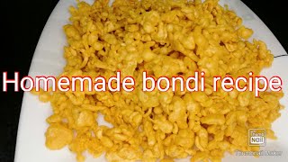 Homemade bondi recipe. Boondi recipe for dahi bondi | Anaya in heels | Anaya praying with her czn