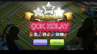 ORTA ÇAĞ KORUYUCUSU KOLAY 3 YILDIZ ALMA / CLASH OF CLANS