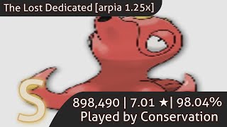 Osu!mania | Conservation| [The Lost Dedicated 1.25x] | 898k | 98.05%