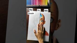 (My cousin Vs Me)  Drawing Aang Part 2 From: Avatar: The Legend of Aang #avatar #art #drawing