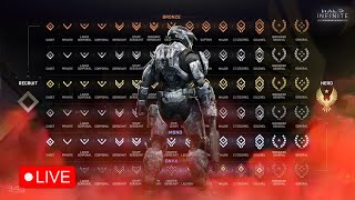 LIVE - HALO: INFINITE -  Ranked + Ranked Snipers + Social Playlists