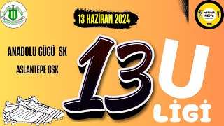 Anadolu Gücü SK U13 - Aslantepe GSK U13 | 13 Haziran 2024 | Webinok Medya ©