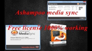 Ashampoo Media Sync the computer data manager, License free 100%