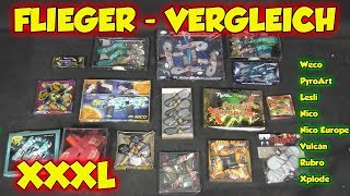 XXXL FLIEGER VERGLEICH | FEUERVOGEL 😍 | 2018 / 2019 | #ProfessorPyro