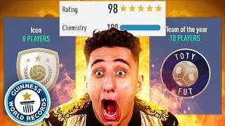 BREAKING EVERY FUTDRAFT WORLD RECORD!!! (FIFA 19)