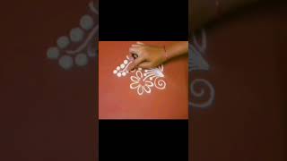 # daily use rangoli design # shorts # viral # diwali small rangoli design