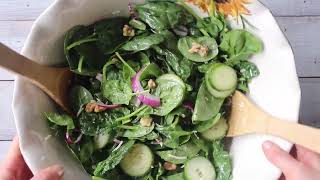 Simple Spinach Salad