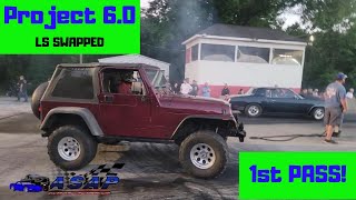 LS Swapped TJ 1st Pass!