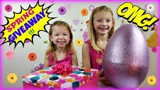 BIGGEST SURPRISE EGGS OPENING! SURPRISE TOYS GIVEAWAY ANNOUNCEMENT!