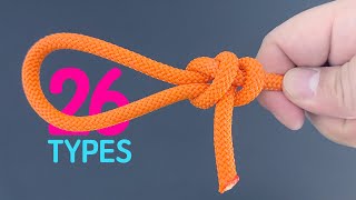 26 Types of Lasso Knots ｜KNOT TRICK