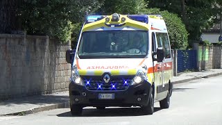 Ambulanza Castel Monte Onlus - Italian ambulance responding code 3