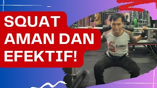 Squat Lebih Aman dan Efektif dengan Smith Machine! Tips Latihan Kaki.