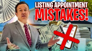 The Biggest Mistake Agents Make in Listing Appointments! | Adrian Bo