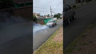 PREPARADOR DERRETENDO O CHEVETTE DELE🔥 #chevette #chevetteturbo #burnout