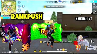 Garenafreefire Rankpush gold to grandmaster Freefire Rankpush op gameplay kills