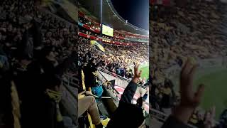 Hurricanes v Sunwolves mexican wave