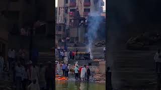 Manikarnika Ghat | Banaras K Ghat| Kashi Best Ghat| #shorts #banaras #youtube #kashivishwanath #ghat