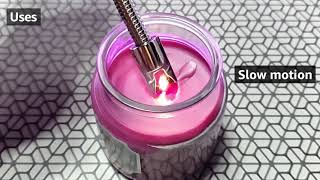 Heavy Duty Electric Arc Candle Lighter  SUPER SAFE  NO FUEL REQUIRED  3x Bigger  Rechargeable Batter