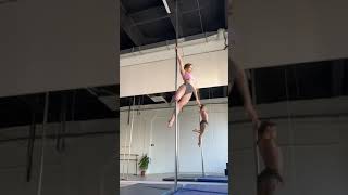 Pole dance spin combo | Intermediate to advanced