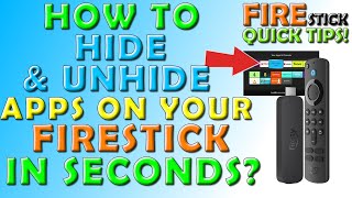 Quick Tip - How To Hide and Unhide Apps on Your Firestick