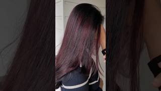 Red #highlights #darkhair #redhair #ytshorts #hairtreatment #weekend