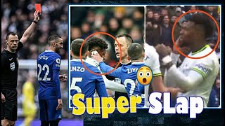 Chelsea’s Hakim Ziyech red card overturned for slap on Emerson Royal - Ziyech red card vs Tottenham