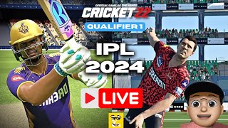 IPL 2024 KKR  VS SRH Qualifier 1 MATCH T20 Match - Cricket 24 Live Gameplay- Y'z GamerZ Part 2