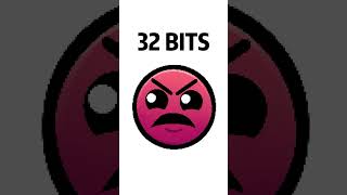 64 bits 32 bits 16 bits 8 bits 4 bits 2 bits 1 bit #shorts #geometrydash  #fireinthehole