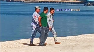 HALA Ang linis na,  Philippine coast guard sumugod sa MANILA BAY DOLOMITE BEACH bakit kaya.