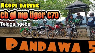 Acara CB GL MP TIGER C70, ngopi bareng telaga ngebel