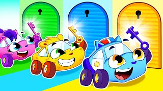 Color Garage for Baby Cars || Let's Learn Colors! Kids Songs & Nursery Rhymes