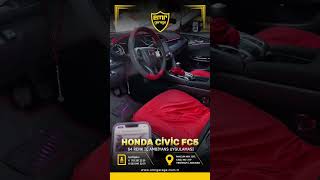 Honda civic fc5 ambiyans aydınlatma led sistemi