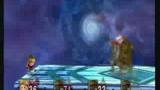 SSBB:Lucas Vs Ganondorf x3 Lv9