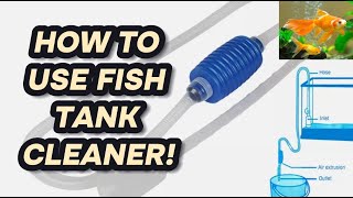 Aquarium Siphon Pump Water Change Gravel Cleaner Vacuum Fish Tank Clean?!