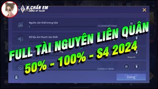 Hướng Dẫn Mod Full Tài Nguyên Liên Quân S4 2024 50-% 100% Mùa 4 Update Mới Nhất