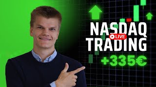 ✅ 355 € Gewinn im Nasdaq Live Trading ✅ Der ultimative Rebound Trade