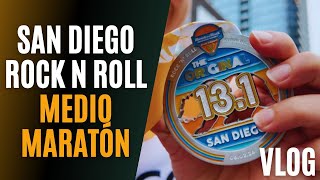 Medio Maratón de San Diego Rock N Roll 🏃🏽 Preparación y Carrera⚡️ (Behind the Scenes) Vlog