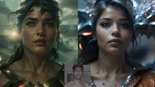 AI-generated Wonder Woman was created using a source video, 4k!