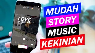 Cara Membuat InstaStory Musik Lirik Otomatis  - Instagram Reels Music