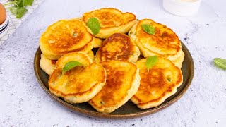 Ricotta and basil fritters: VERY SOFT, to be made in a pan! 🤤