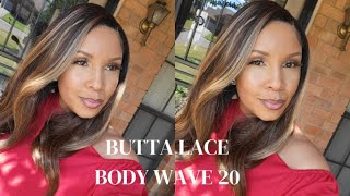 SENSATIONNEL BUTTA LACE BODY WAVE 20 -- HUMAN HAIR BLEND