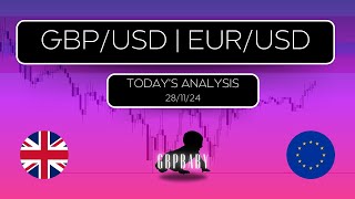 Todays Analysis & Forecast | GBP/USD, EUR/USD | 28.11.24