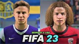 FIFA 23 | ALL GERMANY BUNDESLIGA 3 PLAYERS REAL FACES