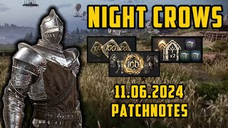 Night Crows. BIG patch 11 июня 2024. 100 дней игры. #nightcrows #wemade