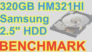 320GB HM321HI Samsung HDD benchmark Ep.379