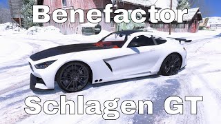 GTA 5 ONLINE - BENEFACTOR SCHLAGEN GT CUSTOMIZATION (MERCEDES AMG GT)