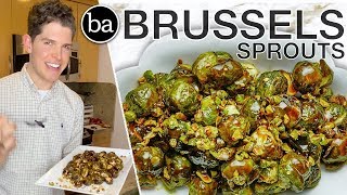 I Tested Claire & Christina's Glazed Brussels Sprouts: Bon Appétit Test #46