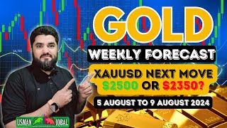 GOLD XAUUSD WEEKLY FORECAST | Gold XAUUSD Price Prediction | XAUUSD Analysis 5 Aug To 9 Aug 2024