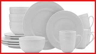 Great product -  Everyday White by Fitz and Floyd Beaded 16 Piece Dinnerware Set, Service for 4